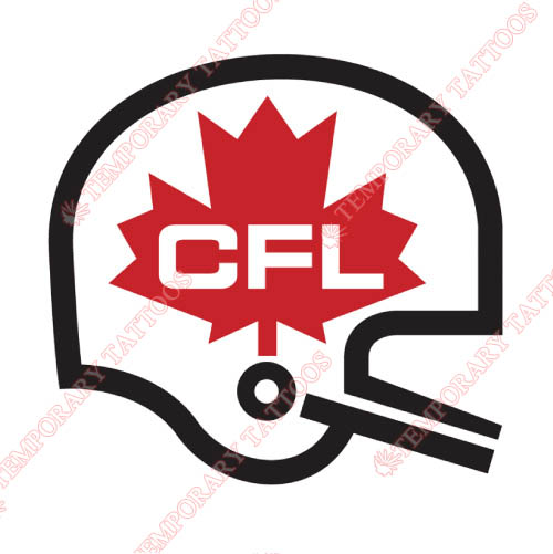 Canadian Football League Customize Temporary Tattoos Stickers NO.7646